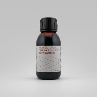 O3+ Hanföl Omega-3 – Flasche Vorderseite