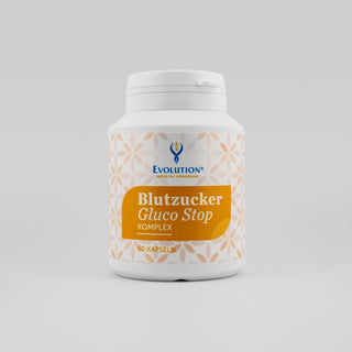 Blutzucker Gluco Stop Komplex – Vorderseite