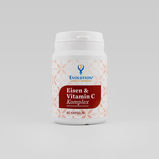 Eisen + Vitamin C Kapseln – Vorderseite