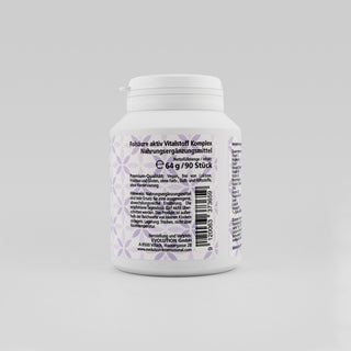 Folsäure Vitalstoff Komplex – Seitenansicht