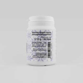 Melatonin Komplex – Rückseite