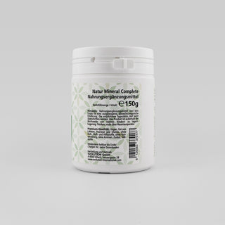 Natur Mineral Complete Pulver – Rückseite