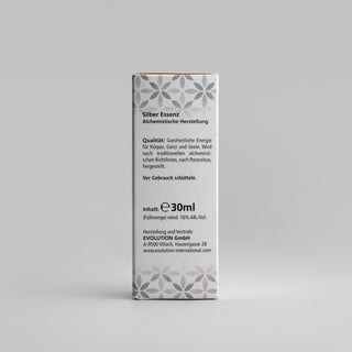 Silber-Essenz – Seitenansicht mit Qualität und Inhalt 30ml
