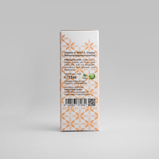 Vitamin A 3000 I.E. Tropfen – Rückseite