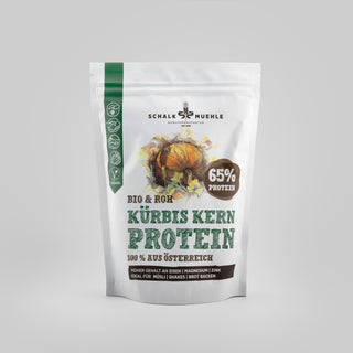 Bio Kürbiskern Proteinpulver – Vorderseite