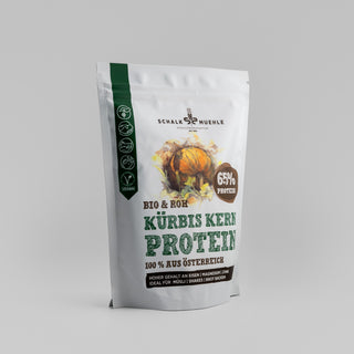 Bio Kürbiskern Proteinpulver – Seitenansicht