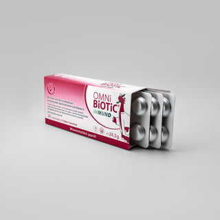 OMNi-BiOTiC iMMUND – Detail geöffnete Packung