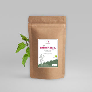 Bio Brennnessel pur mit Pflanze