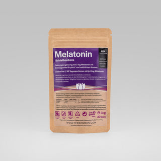 Teebonbon Melatonin 2mg – Vorderseite