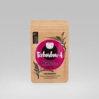 Teebonbon-A Himbeere – Vorderseite