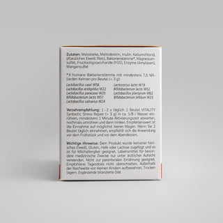 Vitality Synbiotic Stress Repair – Seitenansicht