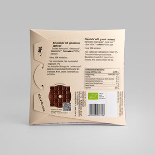QDK Schokolade Cashew – Rückseite
