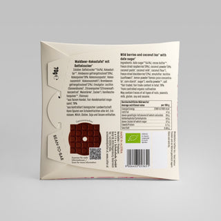 QDK Waldbeer Kokos mit Dattelzucker – Rückseite