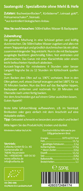 Mehlfreibrot Buchweizen – Bild 2