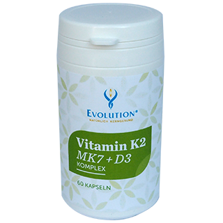 Vitamin K2-MK7+D3 Komplex, Kapseln